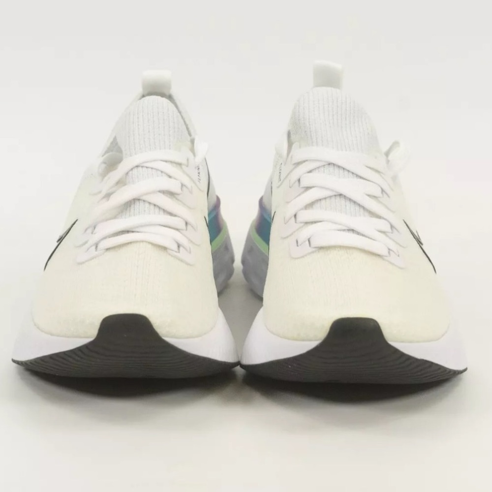Nike Woman’s React Infinity Run Flyknit White Omb… - image 3